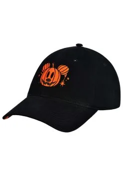 Concept One Accessories Mickey Mouse Pumpkin Hat With Plaid Underbrim -Halloween Costumes Shop mickey mouse jack o lantern hat with plaid underbrim alt 2