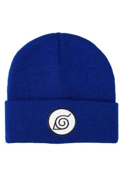 Bioworld Merchandising / Independent Sales Naruto Hidden Leaf Village & Akatsuki Set Of 2 Combo Cuff Beanies -Halloween Costumes Shop naruto hidden leaf village akatsuki combo cuff beanie alt 3