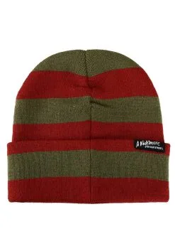 Bioworld Merchandising / Independent Sales Nightmare On Elm Street Standard VHS Woven Label Beanie -Halloween Costumes Shop nightmare on elm street standard issue vhs woven l alt 1