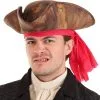 Elope Pirate Costume Hat And Headscarf -Halloween Costumes Shop pirate hat headscarf