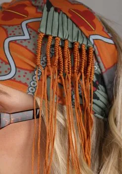 Elope Professor Trelawney Headscarf Kit -Halloween Costumes Shop professor trelawney headscarf kit alt 3