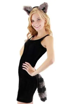 Elope Raccoon Ears And Tail Set