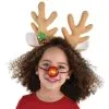 AMSCAN Reindeer Nose & Antlers Costume Accessory Kit -Halloween Costumes Shop reindeer nose and antlers kit