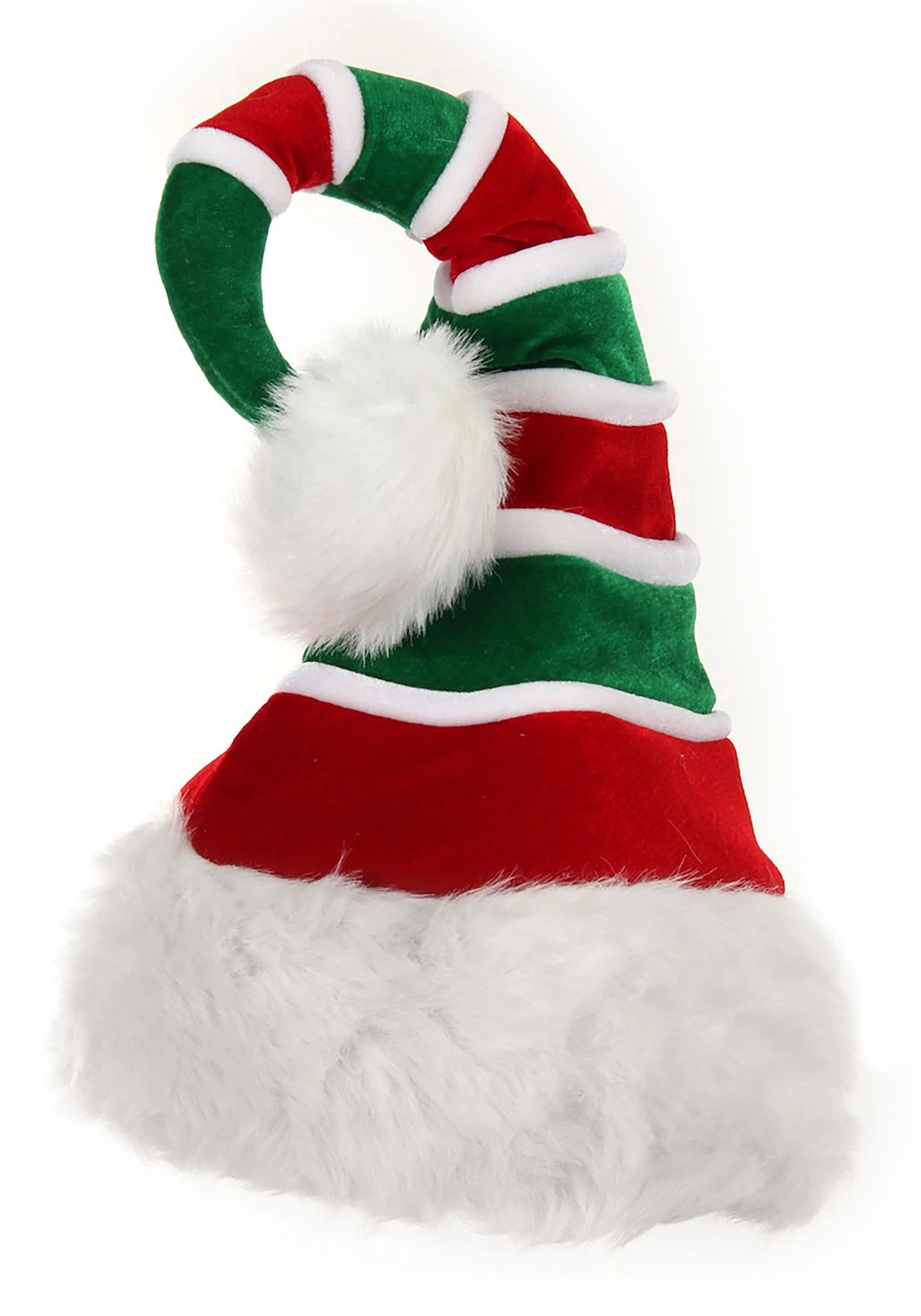 Elope Adult Soft Ridged Santa Hat 4 Elope Adult Soft Ridged Santa Hat - Image 2