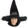 Elope Ridged Witch Black Costume Hat 2 Elope Ridged Witch Black Costume Hat -Halloween Costumes Shop ridged witch hat