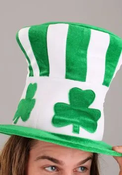 Elope Adult Shamrock Uncle Sam Hat 9 Elope Adult Shamrock Uncle Sam Hat -Halloween Costumes Shop shamrock uncle sam hat alt 1