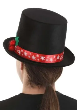 Elope Snowman Top Hat For Adults -Halloween Costumes Shop snowman top hat alt 3