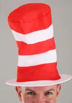 Elope Cat In The Hat Adult Hat -Halloween Costumes Shop storybook cat in the hat adult hat alt 10