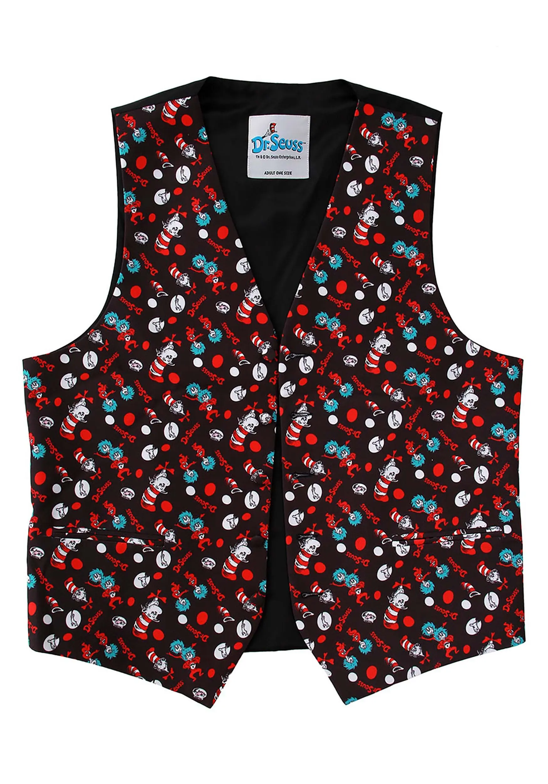 Elope The Cat In The Hat Pattern Vest & Bow Tie Kit 9 Elope The Cat In The Hat Pattern Vest & Bow Tie Kit - Image 7