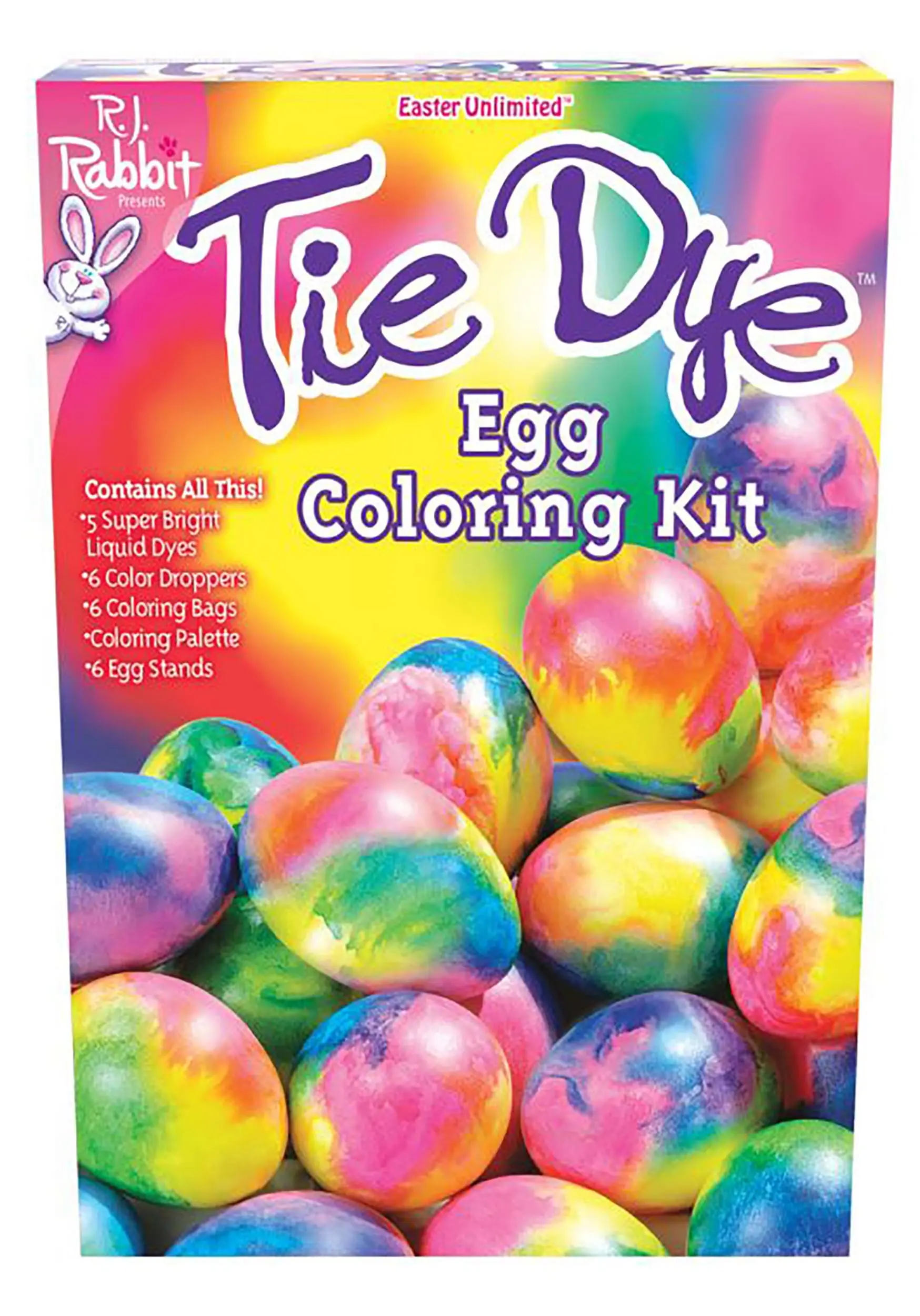 Fun World Tie Dye Egg Decorating Kit 3 Fun World Tie Dye Egg Decorating Kit