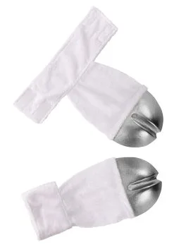 Elope Silver Unicorn Costume Back Hooves -Halloween Costumes Shop unicorn costume back hooves silver alt 3