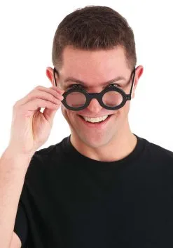 Elope Black Dweeb Glasses 7 Elope Black Dweeb Glasses -Halloween Costumes Shop wheres the dweeb glasses alt 2