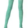 LEG AVENUE White / Kelly Green Tights