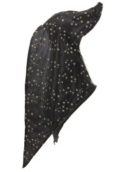 Elope Wizard Alchemy Hood Black And Stars -Halloween Costumes Shop wizard alchemy hood black alt 3