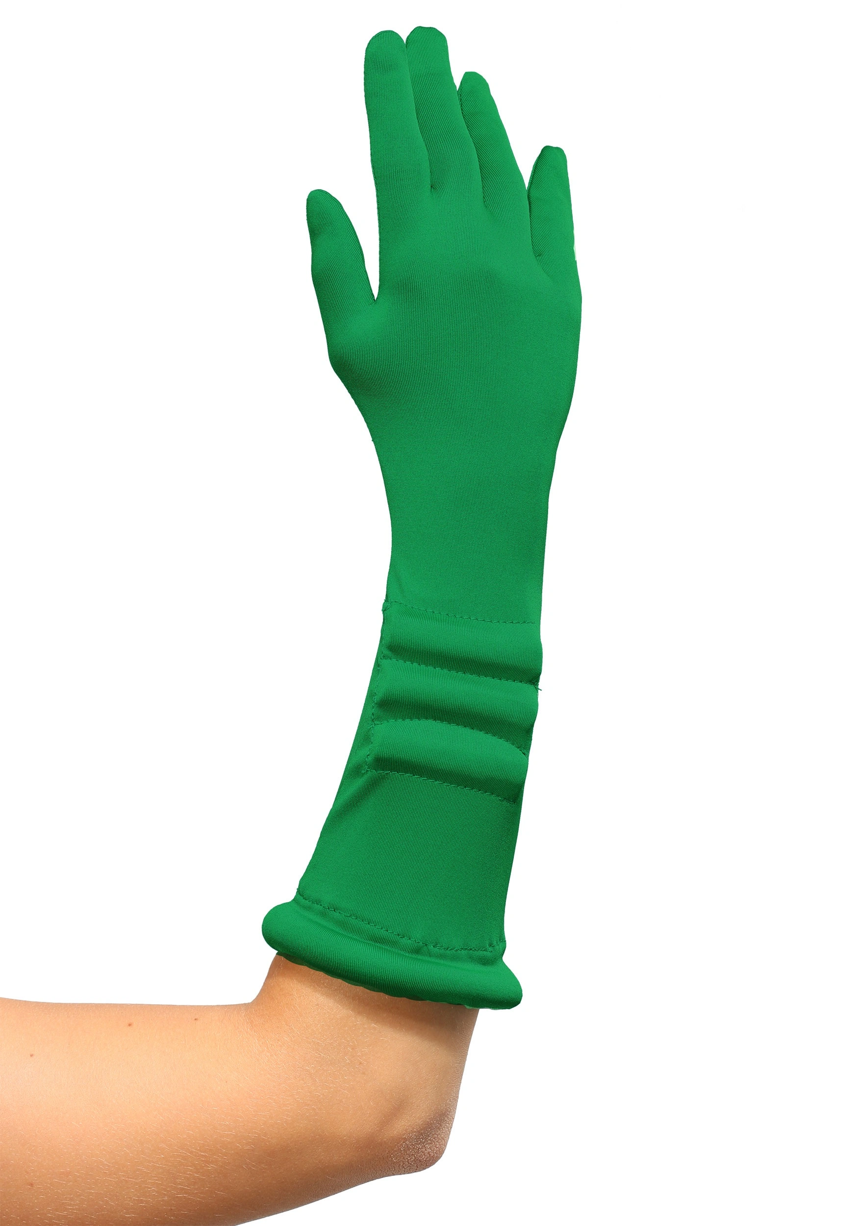 Fun Costumes Women's Green Superhero Gloves 3 Fun Costumes Women's Green Superhero Gloves