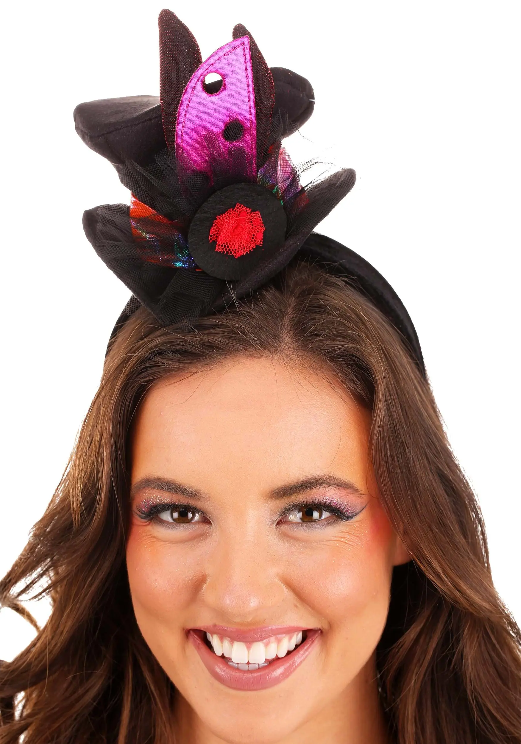 Elope Ladybug Cocktail Mini Top Hat For Women 4 Elope Ladybug Cocktail Mini Top Hat For Women - Image 2