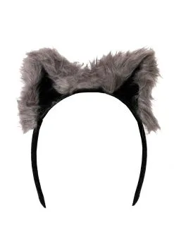 Elope Raccoon Ears And Tail Set 7 Elope Raccoon Ears And Tail Set -Halloween Costumes Shop womens raccoon ears and tail set alt 2
