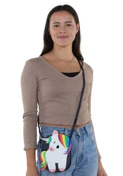 Comeco Women's Rainbow Unicorn Costume Purse 13 Comeco Women's Rainbow Unicorn Costume Purse -Halloween Costumes Shop womens rainbow unicorn purse alt 5