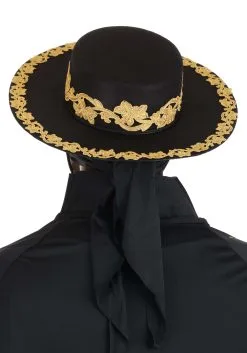 Yao Hats Zorro Hat Accessory -Halloween Costumes Shop zorro hat accessory alt 2
